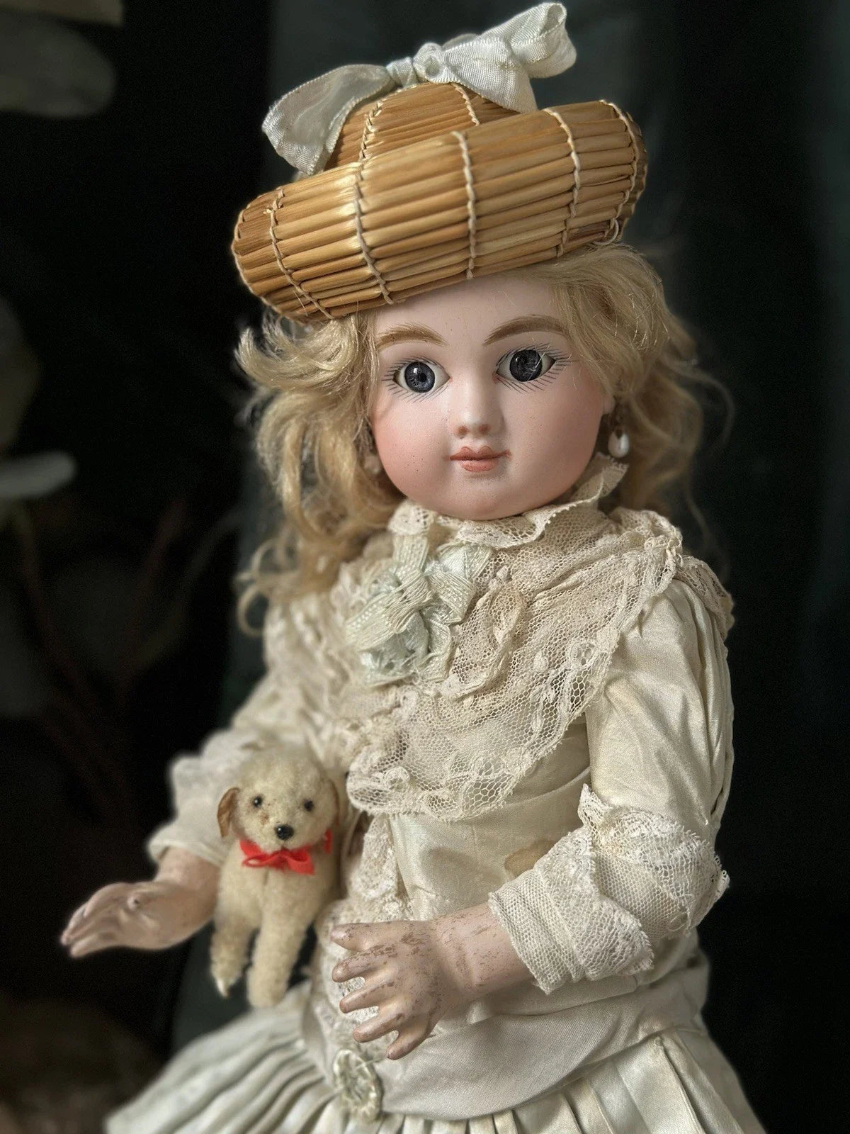 Poupée Ancienne En Porcelaine Steiner Figure C Bourgoin Bourrelet Antique Doll
