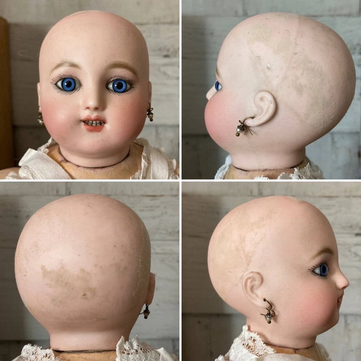 Poupée Ancienne Jules Steiner Double Range Dents