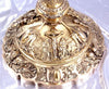 FAVIER -SPLENDIDE EXCEPTIONNEL CALICE BAROQUE -ARGENT MASSIF MINERVE VERMEIL XIX