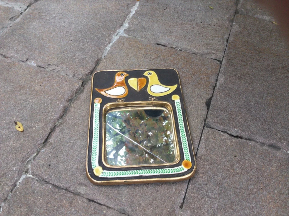 MODERNISTE RARE MIROIR MITHE ESPELT