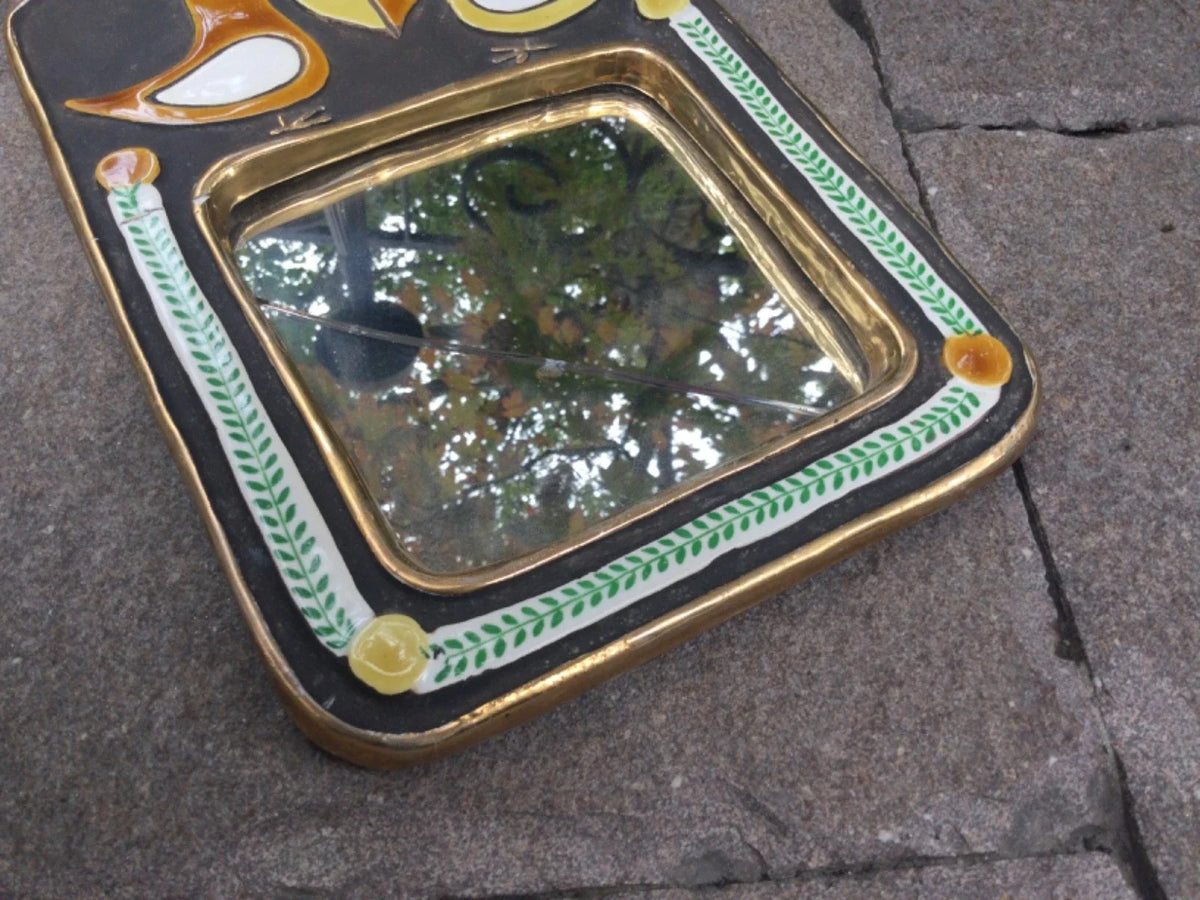 MODERNISTE RARE MIROIR MITHE ESPELT