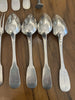 LOT COUVERTS ARGENT MASSIF 1097 G COLLECTION OU FONTE / ARGENTERIE ANCIENNE