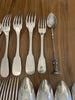 LOT COUVERTS ARGENT MASSIF 1097 G COLLECTION OU FONTE / ARGENTERIE ANCIENNE