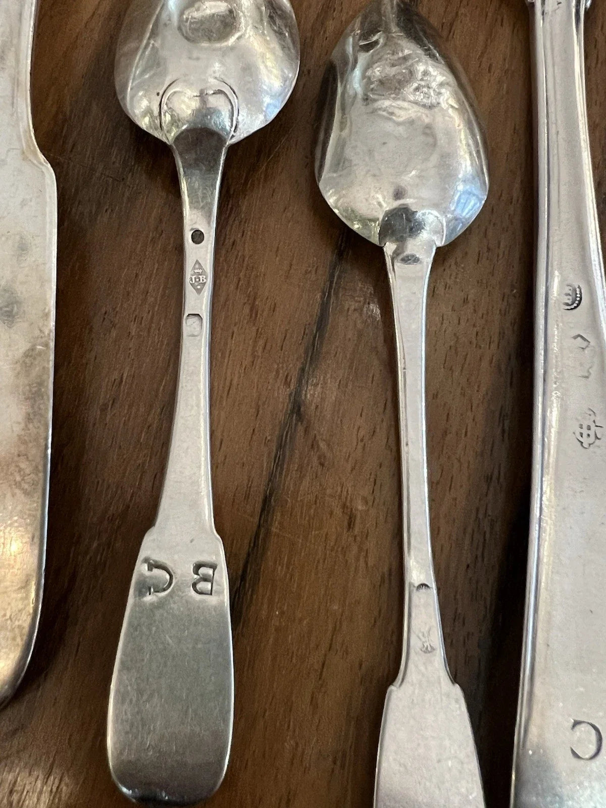 LOT COUVERTS ARGENT MASSIF 1097 G COLLECTION OU FONTE / ARGENTERIE ANCIENNE