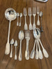 LOT COUVERTS ARGENT MASSIF 1097 G COLLECTION OU FONTE / ARGENTERIE ANCIENNE
