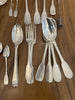 LOT COUVERTS ARGENT MASSIF 1097 G COLLECTION OU FONTE / ARGENTERIE ANCIENNE