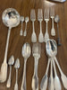 LOT COUVERTS ARGENT MASSIF 1097 G COLLECTION OU FONTE / ARGENTERIE ANCIENNE