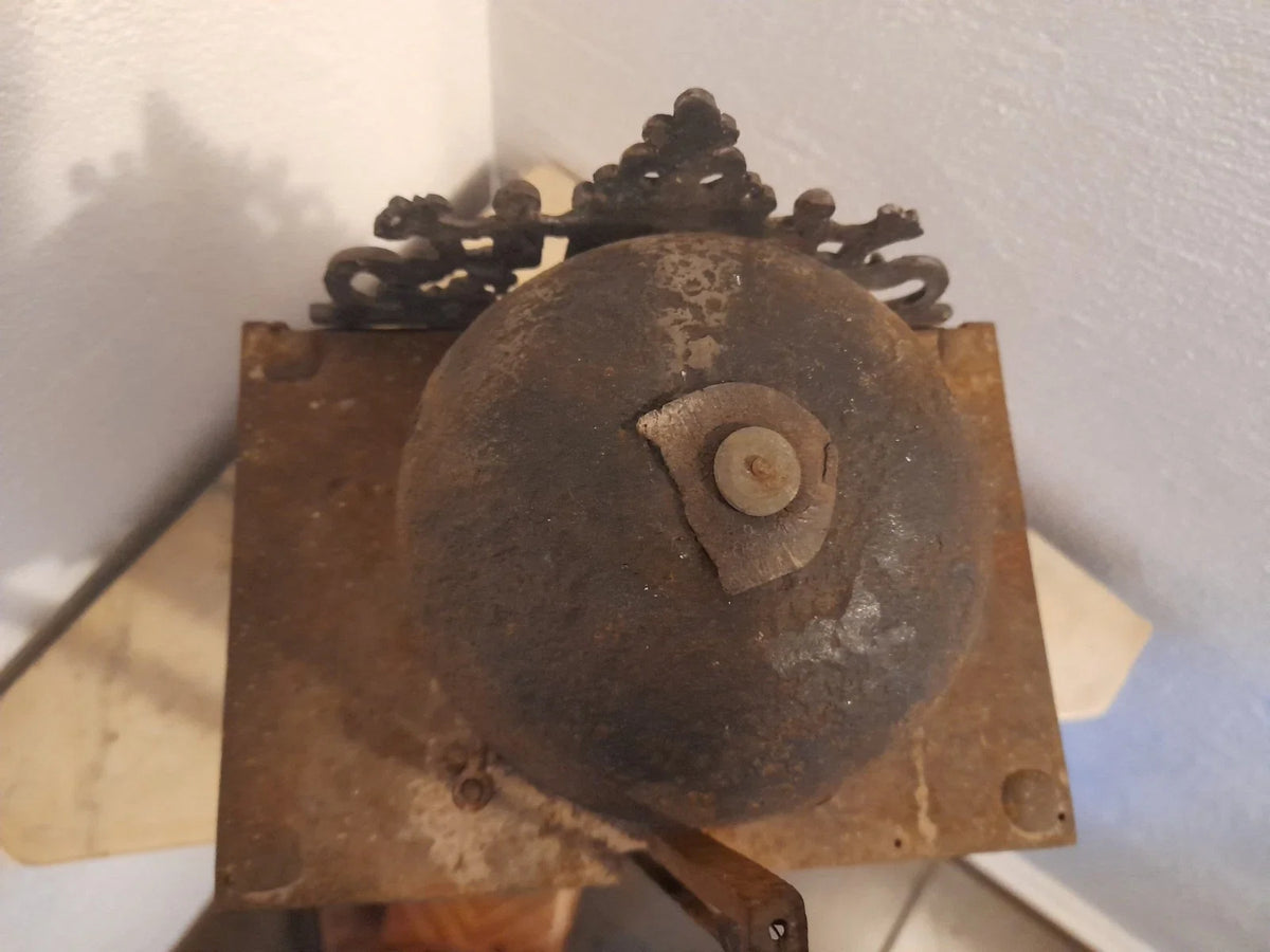 Ancien mouvement horloge comtoise mécanisme Uhr wall clock Wanduhr Pendel