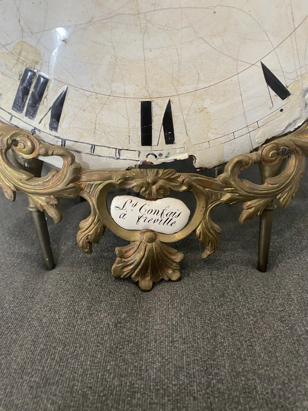 ANCIENNE HORLOGE LANTERNE A 2 CLOCHES 2 MARTEAUX XVIIIEME ANTIQUE CLOCK 18th