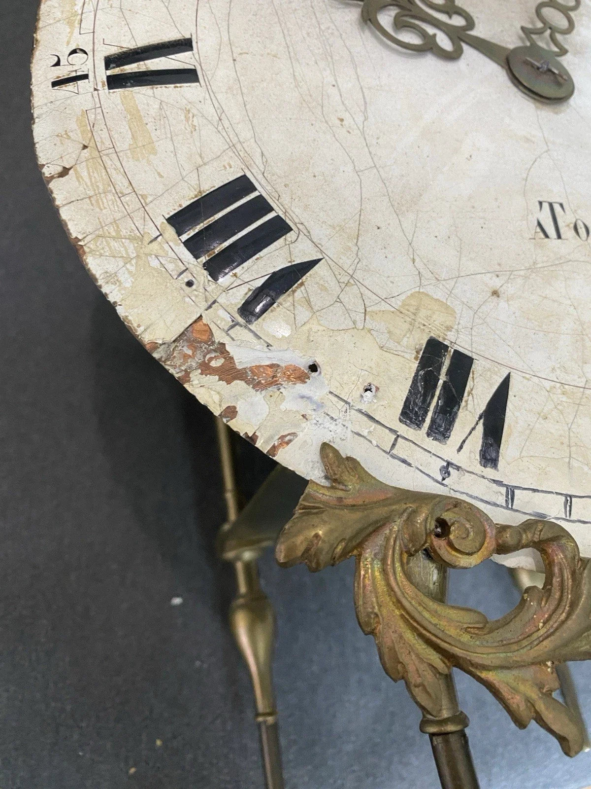 ANCIENNE HORLOGE LANTERNE A 2 CLOCHES 2 MARTEAUX XVIIIEME ANTIQUE CLOCK 18th