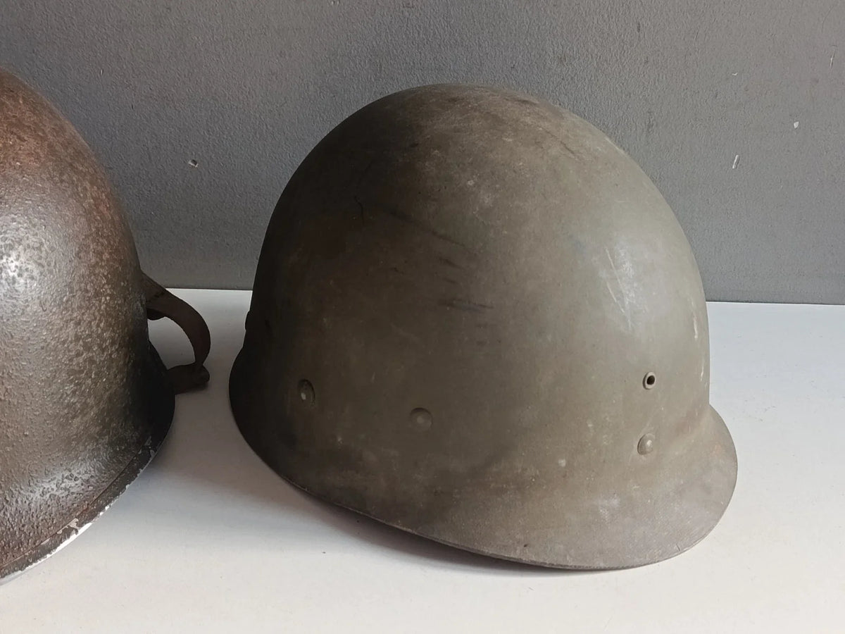 CASQUE AMERICAIN AVEC SON INTERIEUR DEBARQUEMENT WW2 39 45 US HELMET