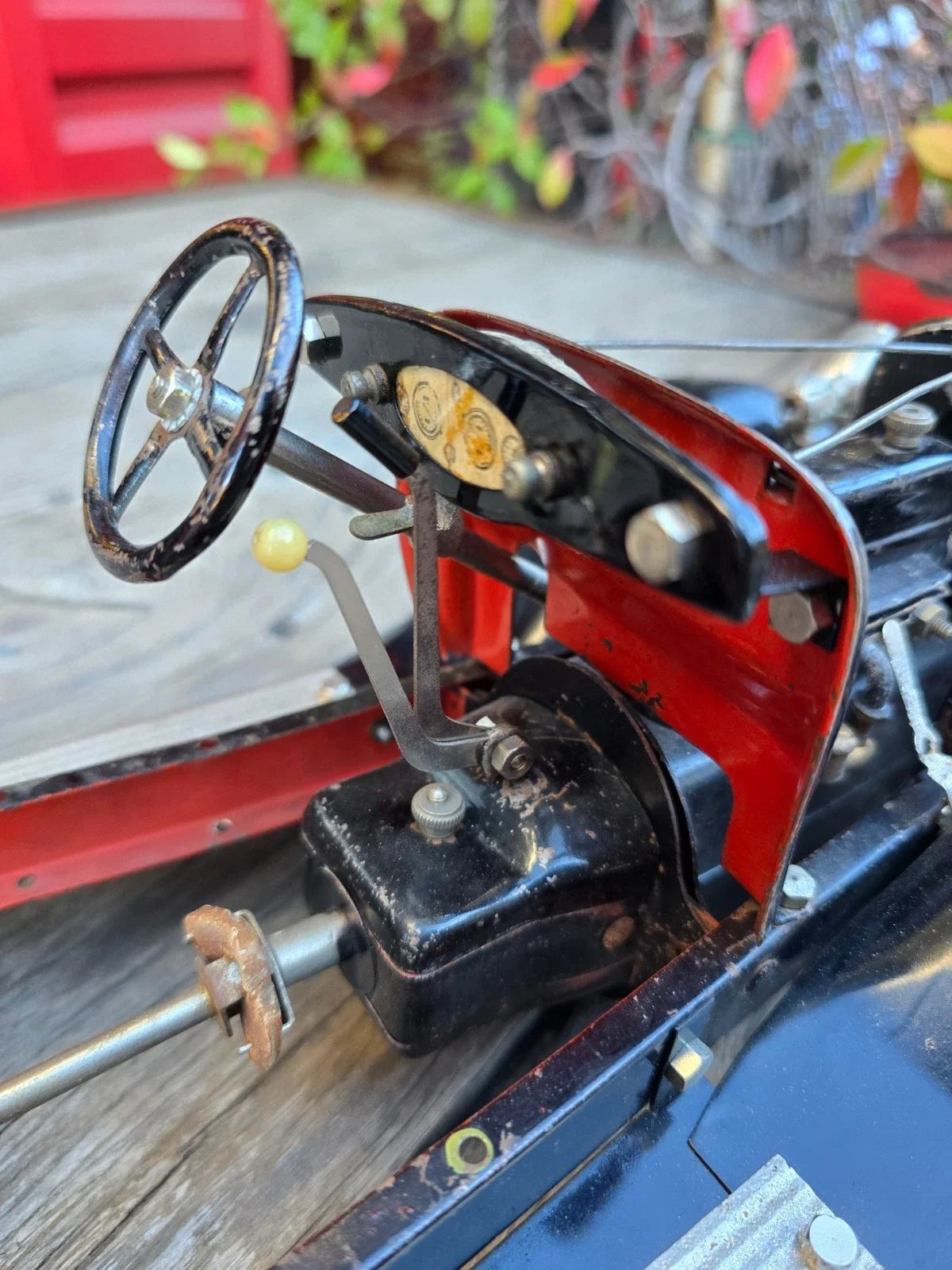 TRES RARE - JOUET ANDRÉ CITROËN CHASSIS C6 DÉMONTABLE TÔLE 40CM