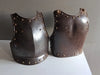 CUIRASSE ANCIENNE AVEC TETE DE LIONS OFFICIER EMPIRE CUIRASS BREASTPLATE