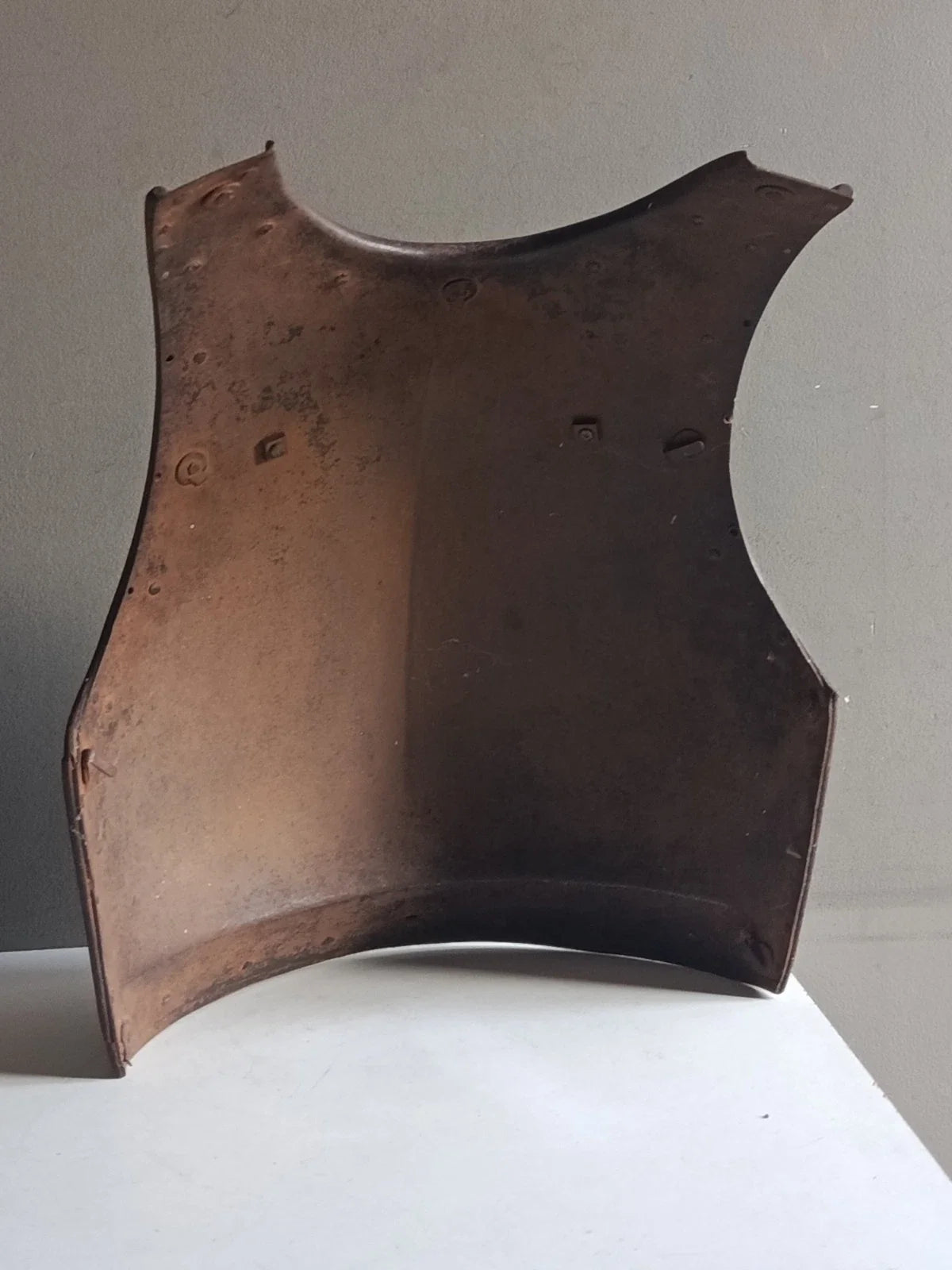 CUIRASSE ANCIENNE AVEC TETE DE LIONS OFFICIER EMPIRE CUIRASS BREASTPLATE