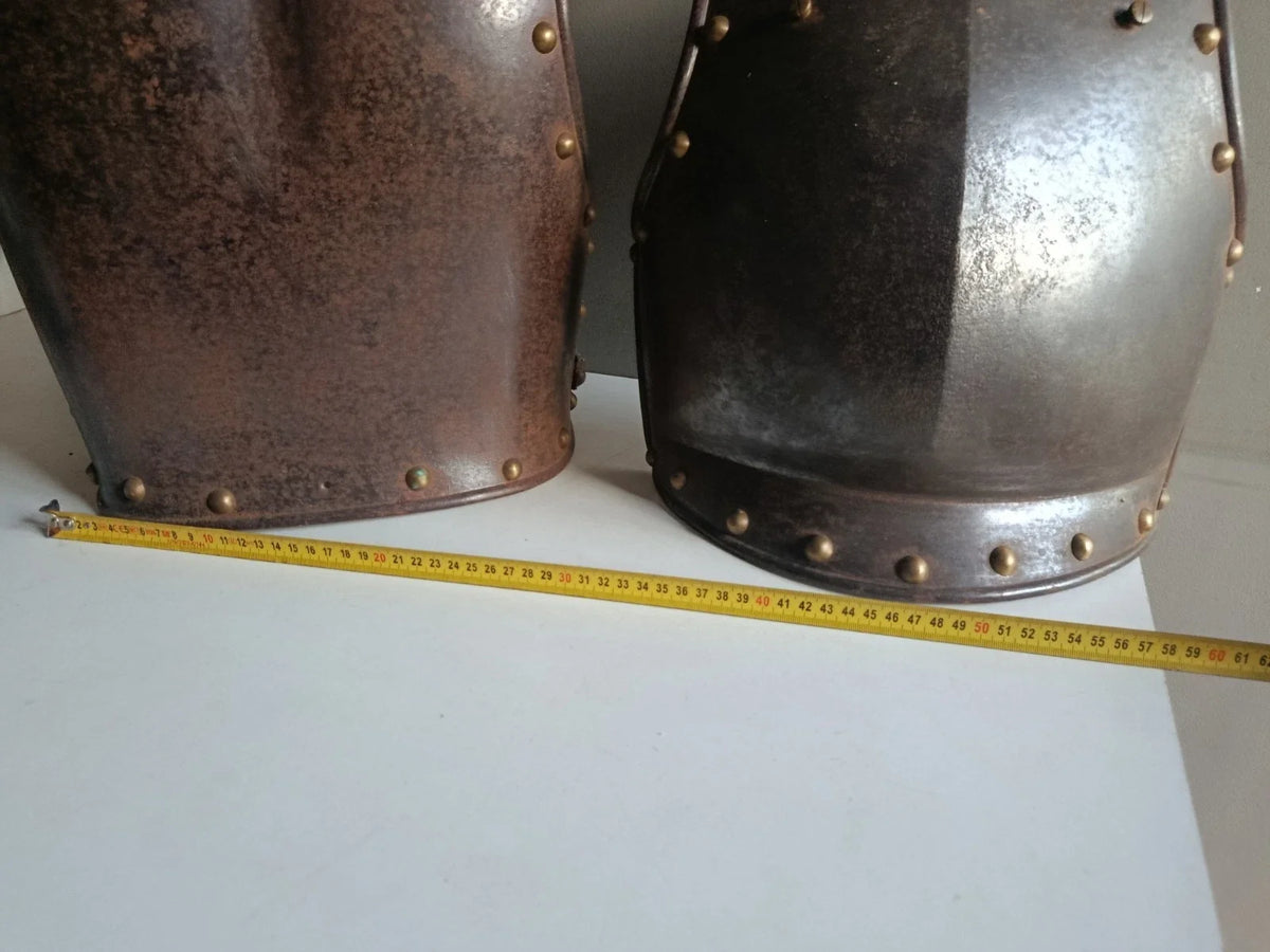 CUIRASSE ANCIENNE AVEC TETE DE LIONS OFFICIER EMPIRE CUIRASS BREASTPLATE