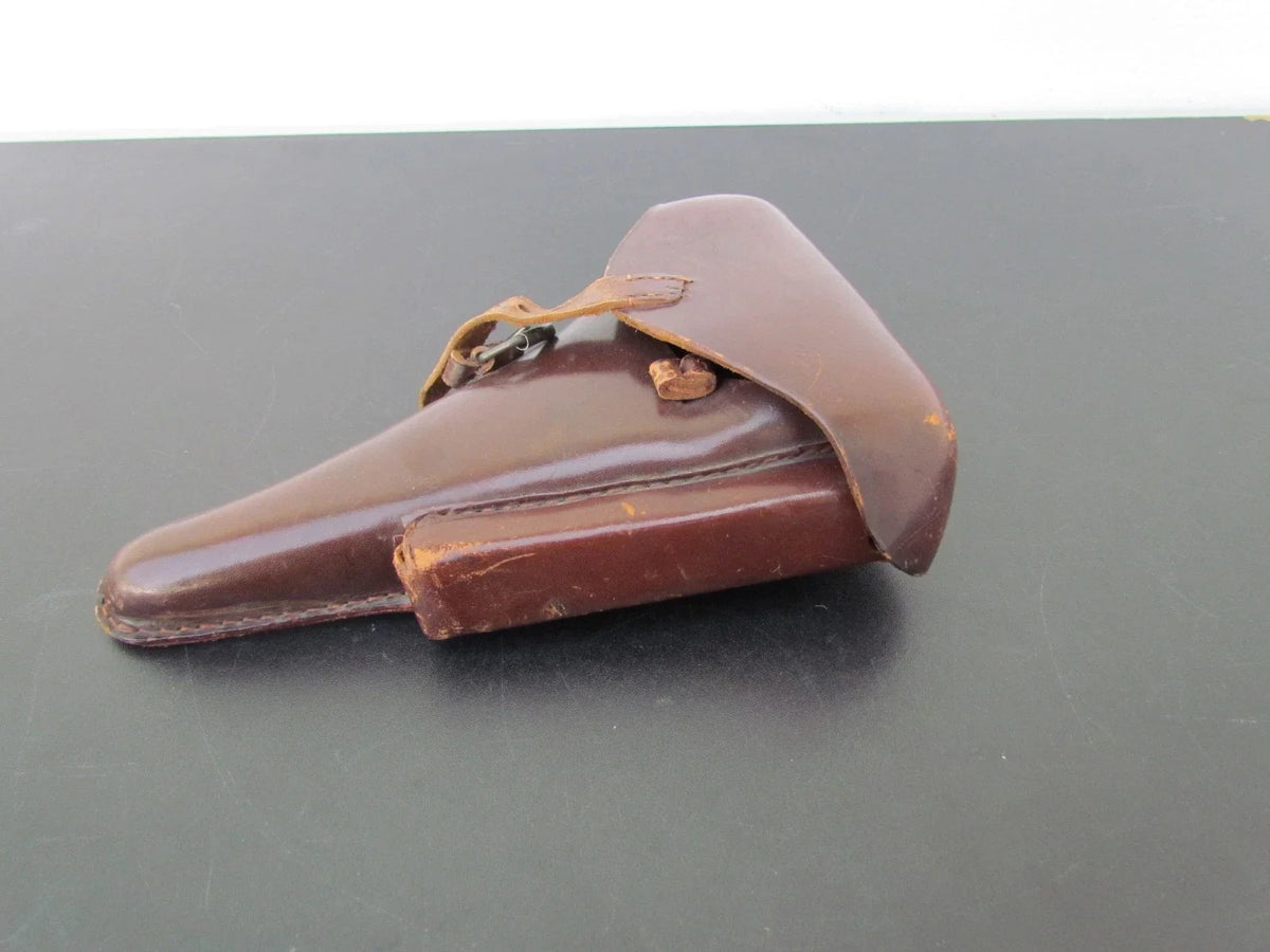 ÉTUI / HOLSTER RÉGLEMENTAIRE DE P08 LUGER 14-18 ORIGINAL WW1 1915 SUPERBE
