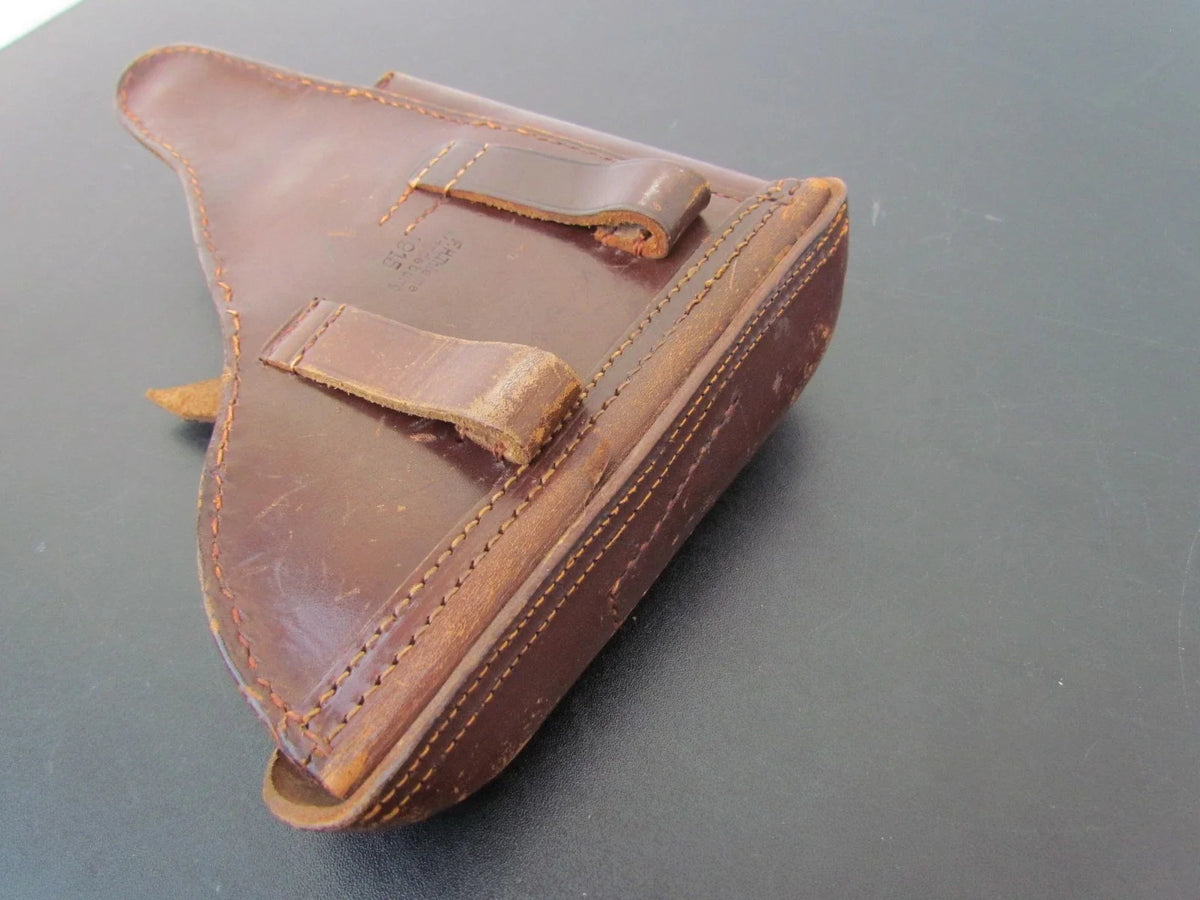 ÉTUI / HOLSTER RÉGLEMENTAIRE DE P08 LUGER 14-18 ORIGINAL WW1 1915 SUPERBE