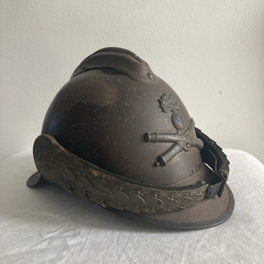 Rarissime casque pré Adrian Bourguigotte Scott WW1 moutarde Orient Afrique