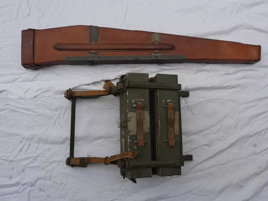 Rare ensemble porte étui usa army FM BAR et caisses américain us wwii ww2