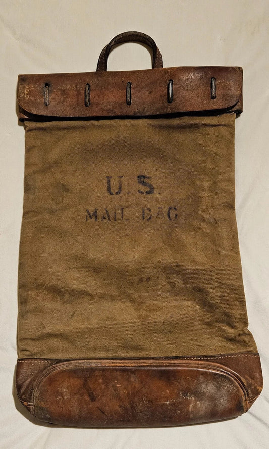 Sac postal US 1945 rare vintage bonne état