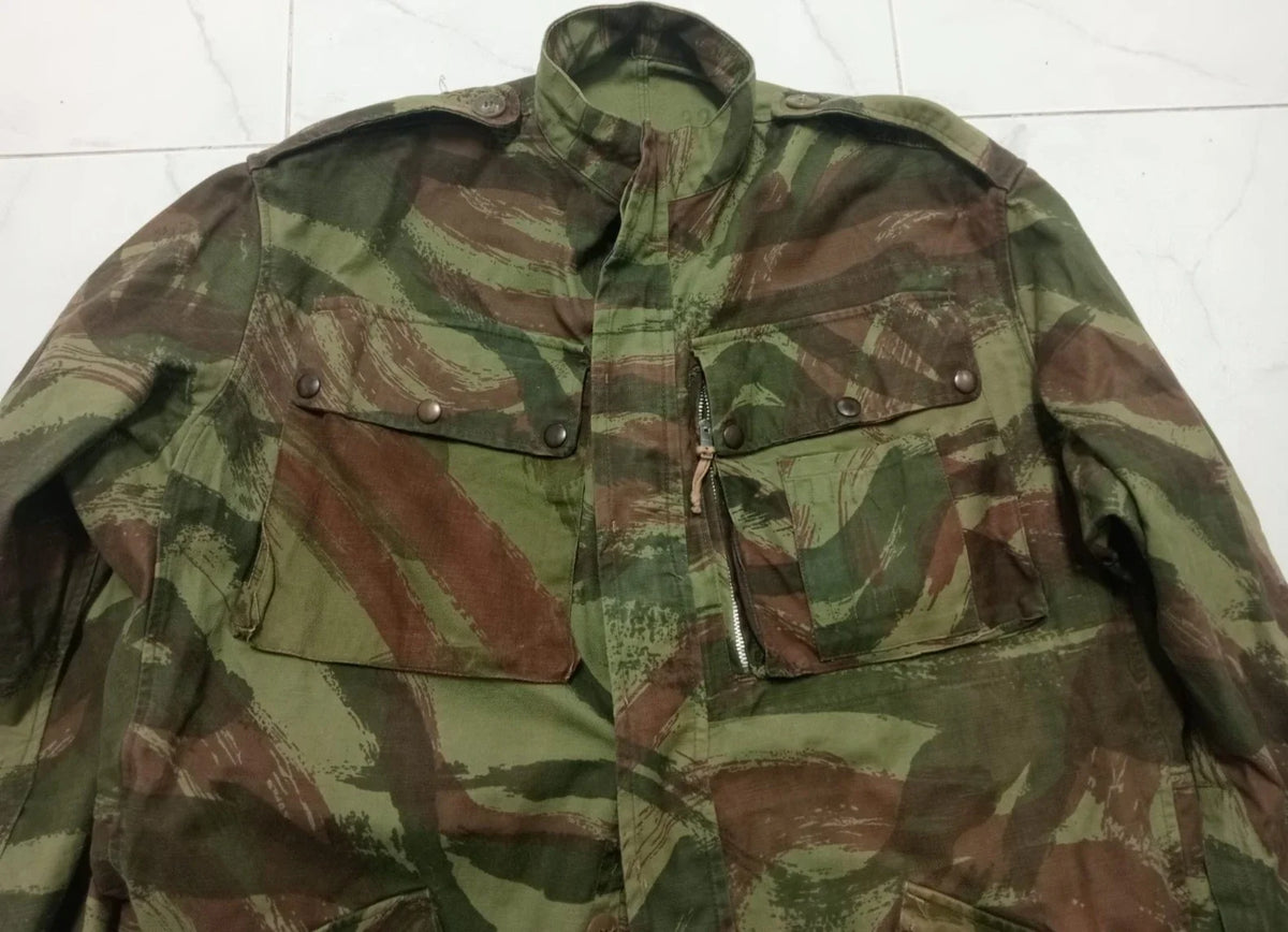 VESTE CAMOUFLÉ TAP PARACHUTISTE 47/53 EN PARFAIT ÉTAT ALGERIE INDOCHINE