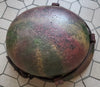 COQUE CASQUE ALLEMAND - PEINTURE CAMOUFLEE - WW2 - HEER - NORMANDIE