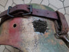 COQUE CASQUE ALLEMAND - PEINTURE CAMOUFLEE - WW2 - HEER - NORMANDIE