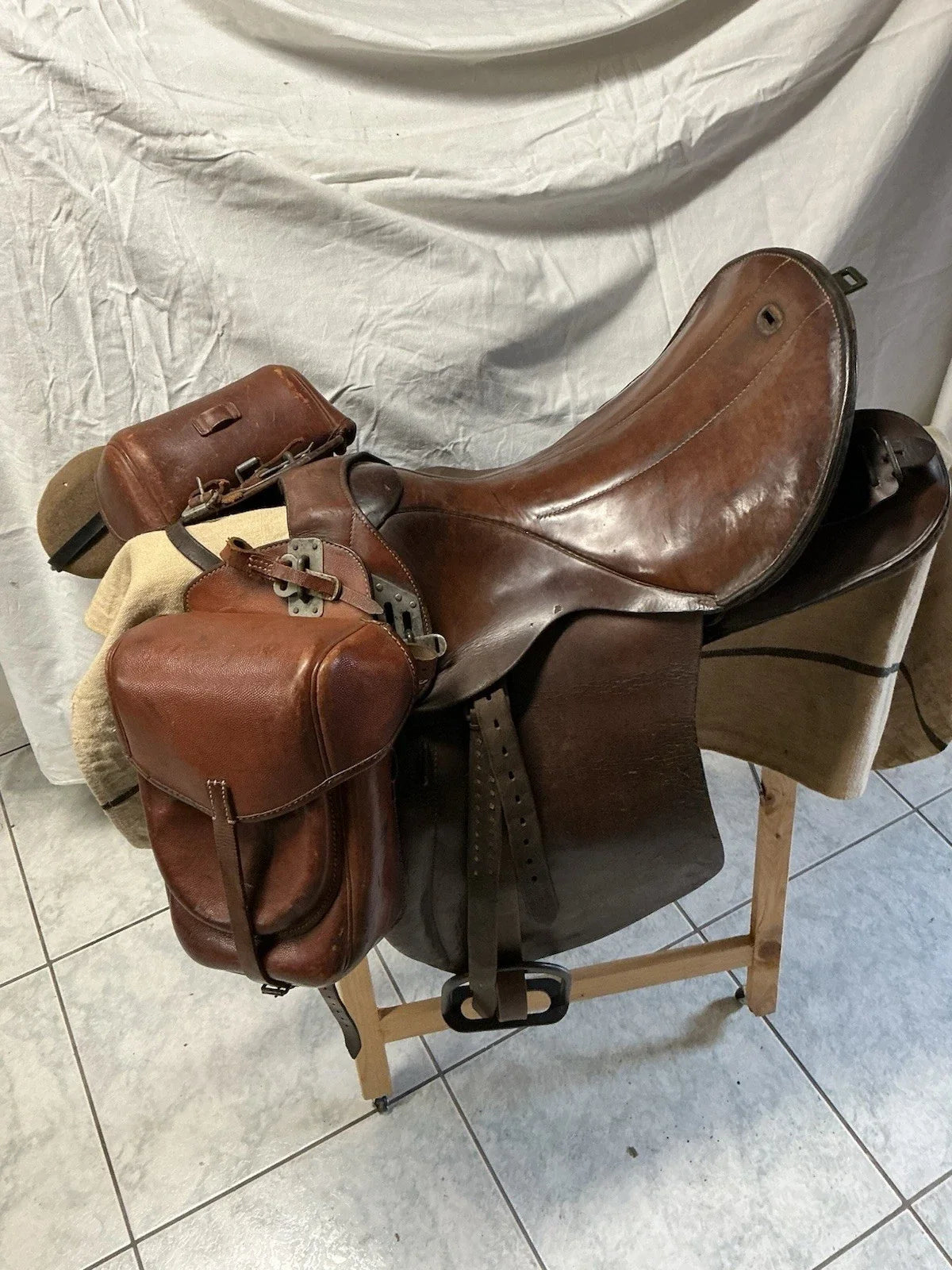 Ww2 Très Belle Selle Allemande