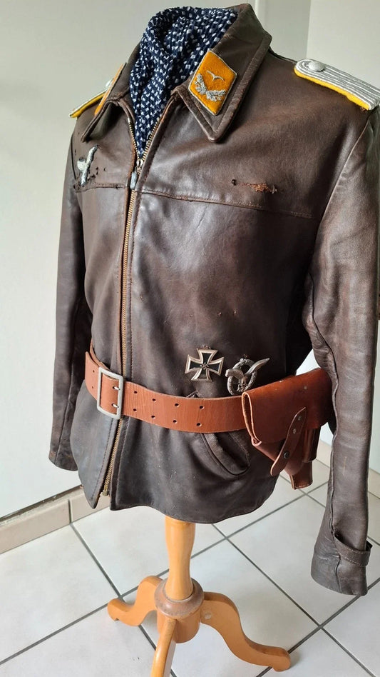 Blouson cuir pilote allemand WW 2