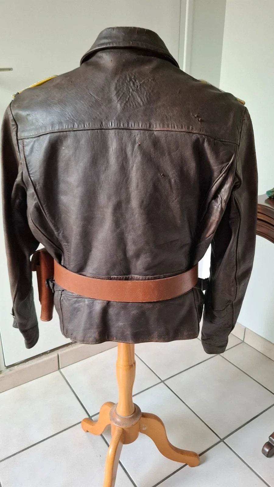 Blouson cuir pilote allemand WW 2