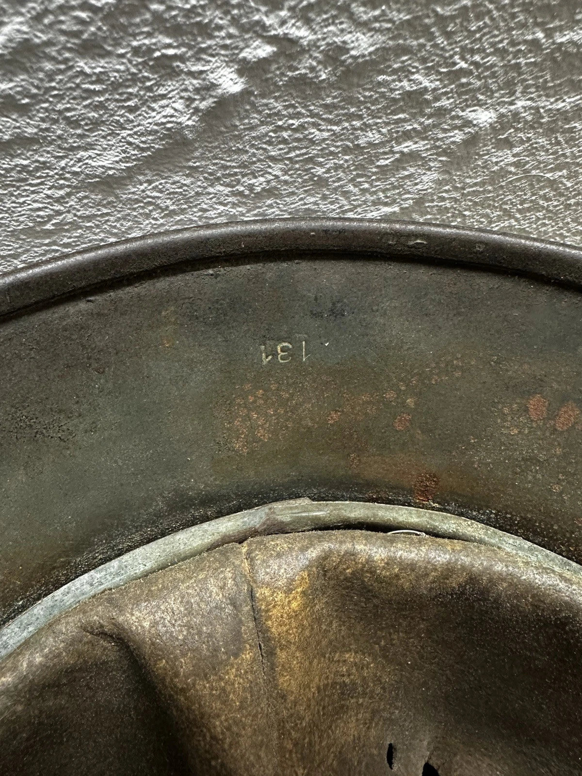 Authentique Casque allemand ww2 Camouflage