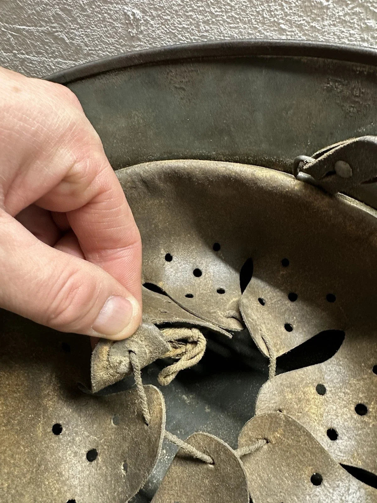 Authentique Casque allemand ww2 Camouflage