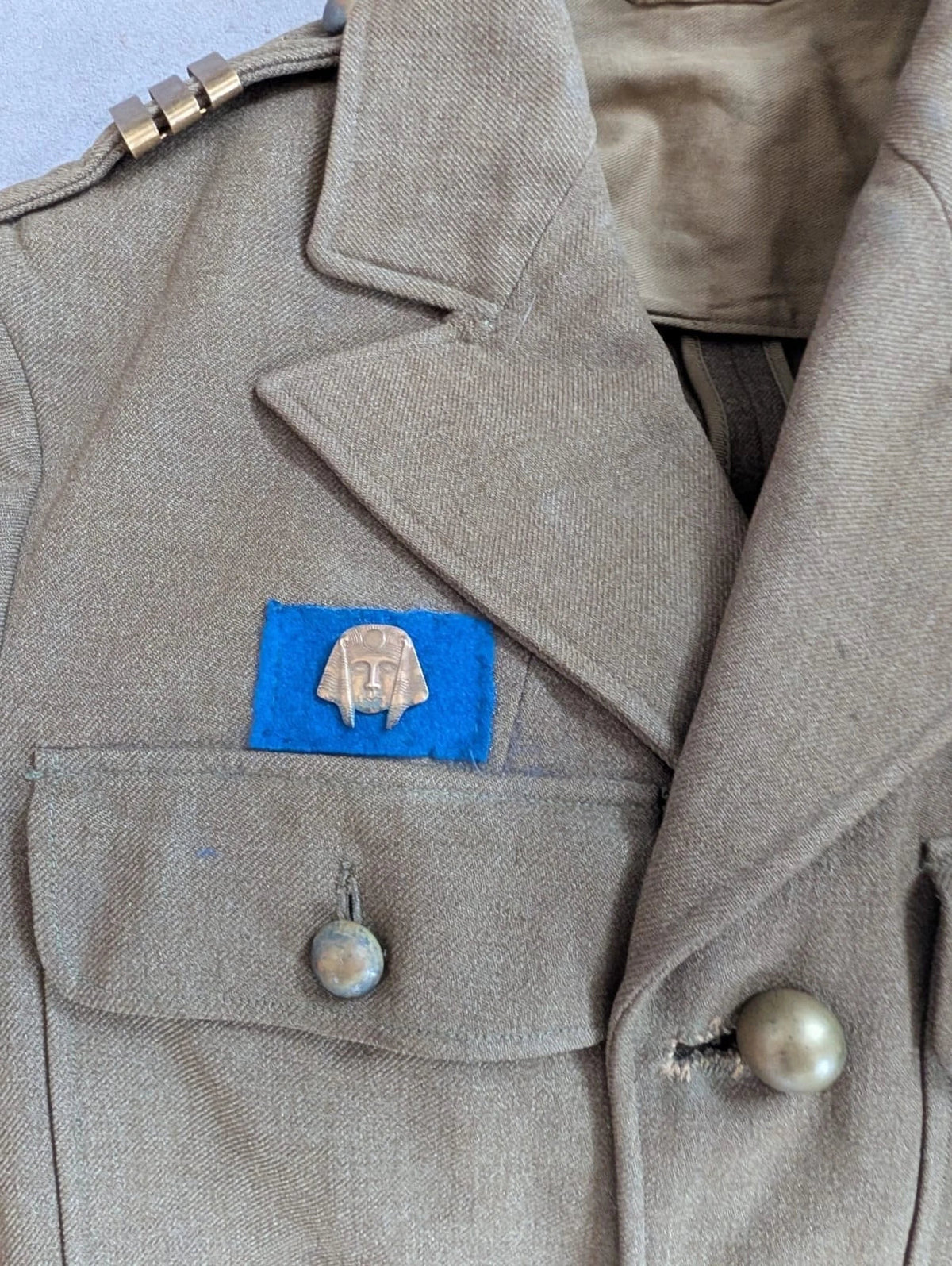 Rare blouson US interprète français WW2 interpreter jus libération