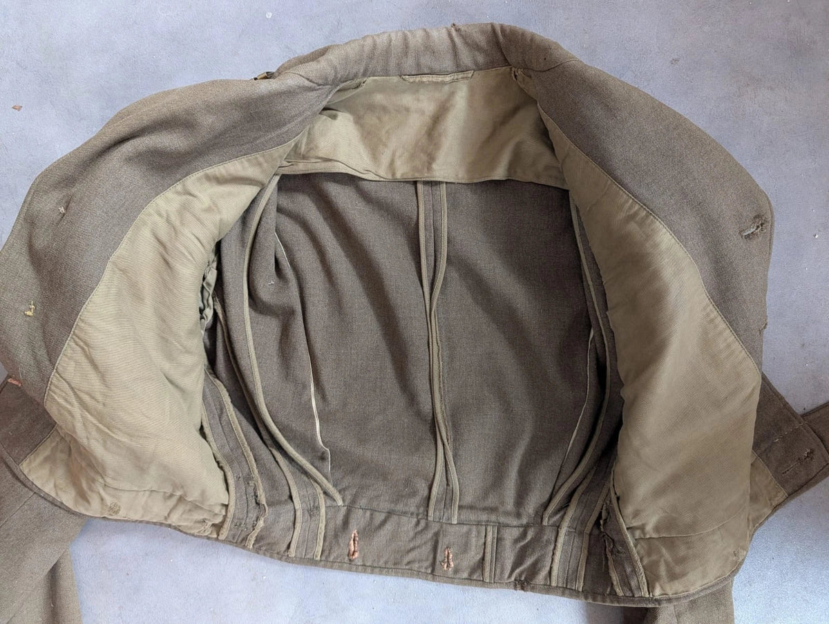 Rare blouson US interprète français WW2 interpreter jus libération