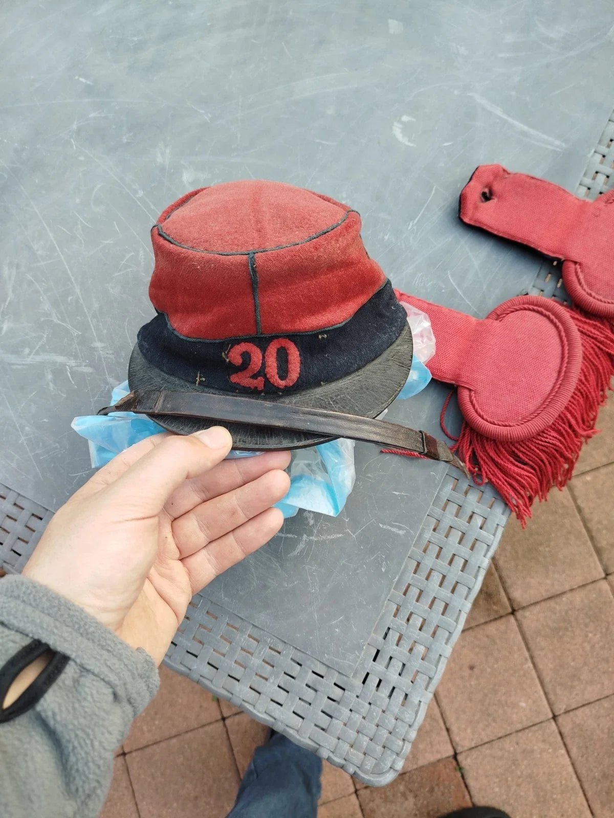 Lot Uniforme Français 1914 Ww1 képi Capote