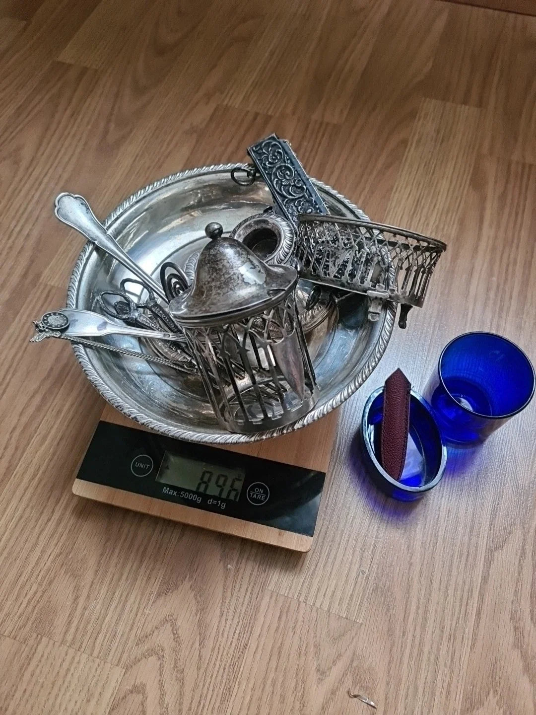Lot De Argent Massif Sterling Minerve 925 950 À Fondre 895gr