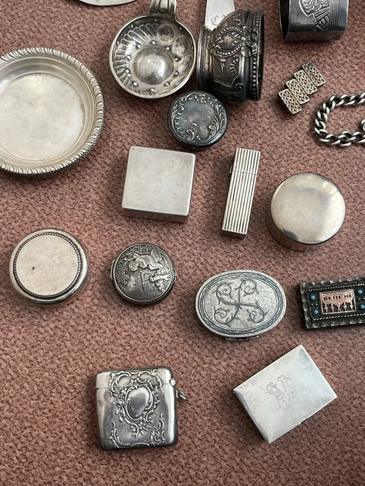 Lot argent massif à fondre Ou Garde 698 Grammes