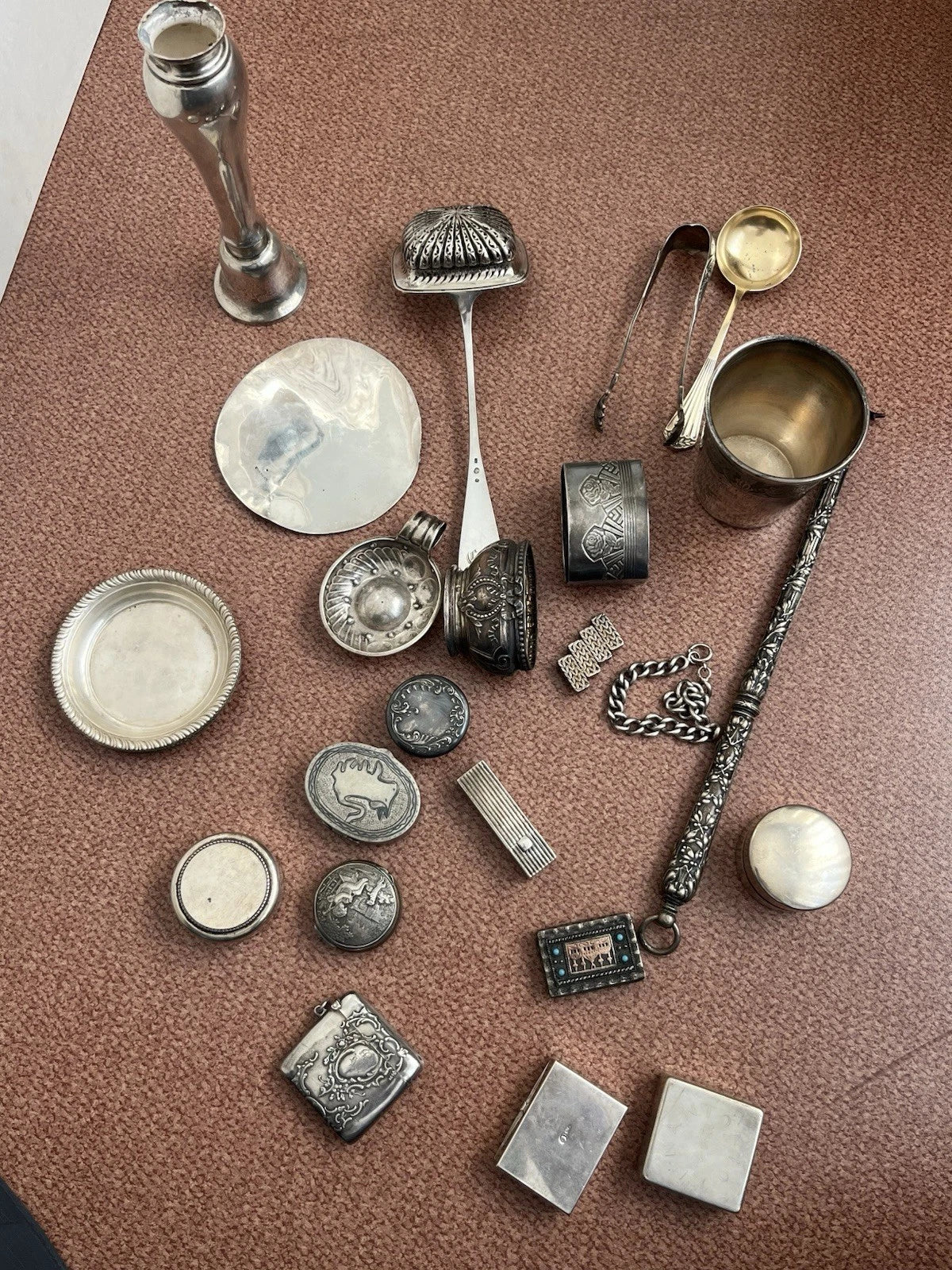 Lot argent massif à fondre Ou Garde 698 Grammes