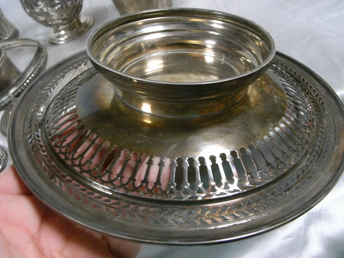 ANCIEN LOT ARGENT MASSIF A FONDRE 668 grs POINCON MINERVE AUTRE ET TESTE