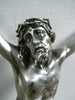 ANCIEN RARE CRUCIFIX CHRIST ARGENT MASSIF STATUE RELIGIEUSE JESUS 251 grs