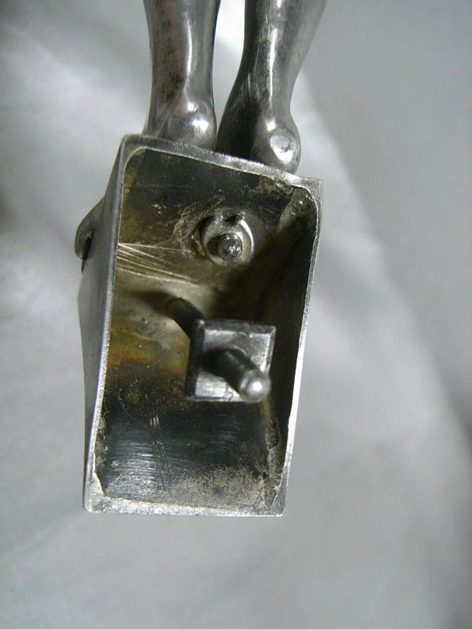 ANCIEN RARE CRUCIFIX CHRIST ARGENT MASSIF STATUE RELIGIEUSE JESUS 251 grs