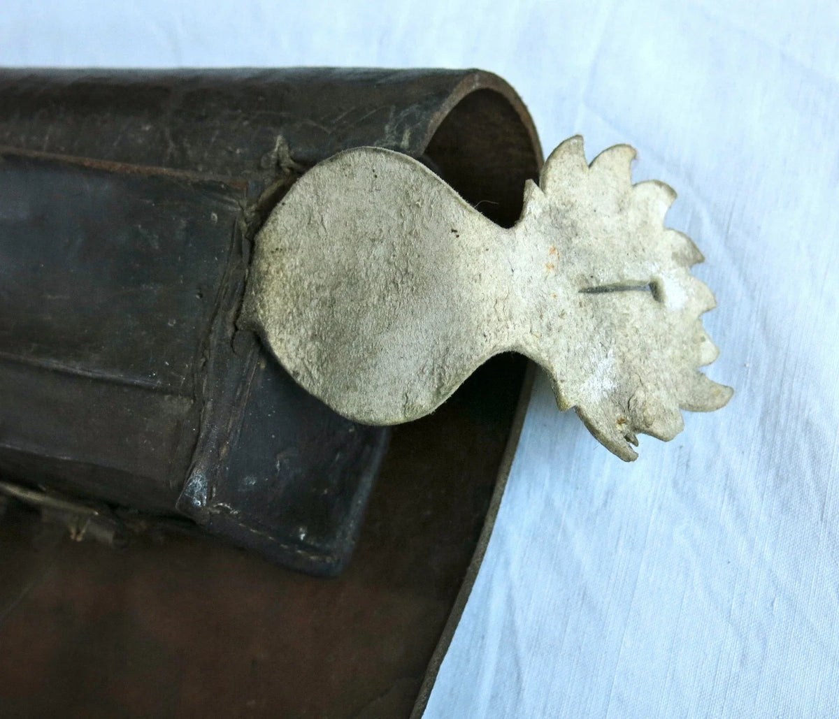 GIBERNE, cartouchière ancienne, giberne ancienne, net de grenier, CARTOUCHIERE