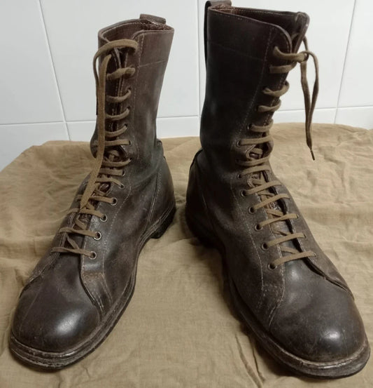 RARES BOTTES SAUT TAP PARACHUTISTE ARMÉE FRANÇAIS MLE 1950/53 TBE DATÉS 1953