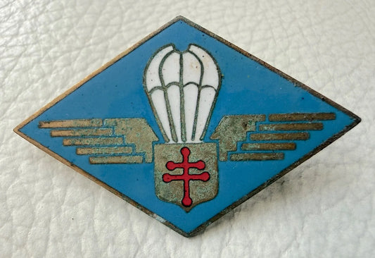INSIGNE 1 ÉRE COMPAGNIE CHASSEURS PARACHUTISTES DE LA FRANCE LIBRE CAIRE BICHAY