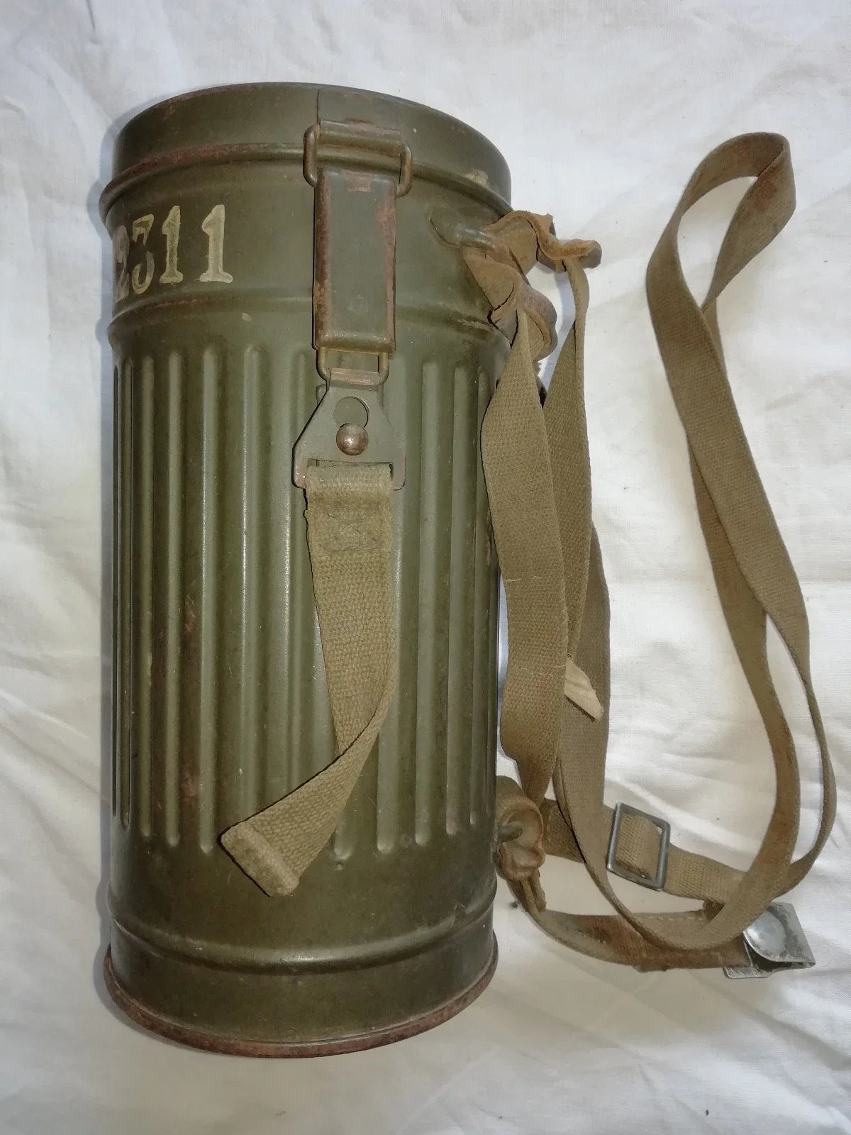 SUPERBE MASQUE A GAZ WH NEUTRALISÉ - Ml30 - DATÉ 1937 TBE