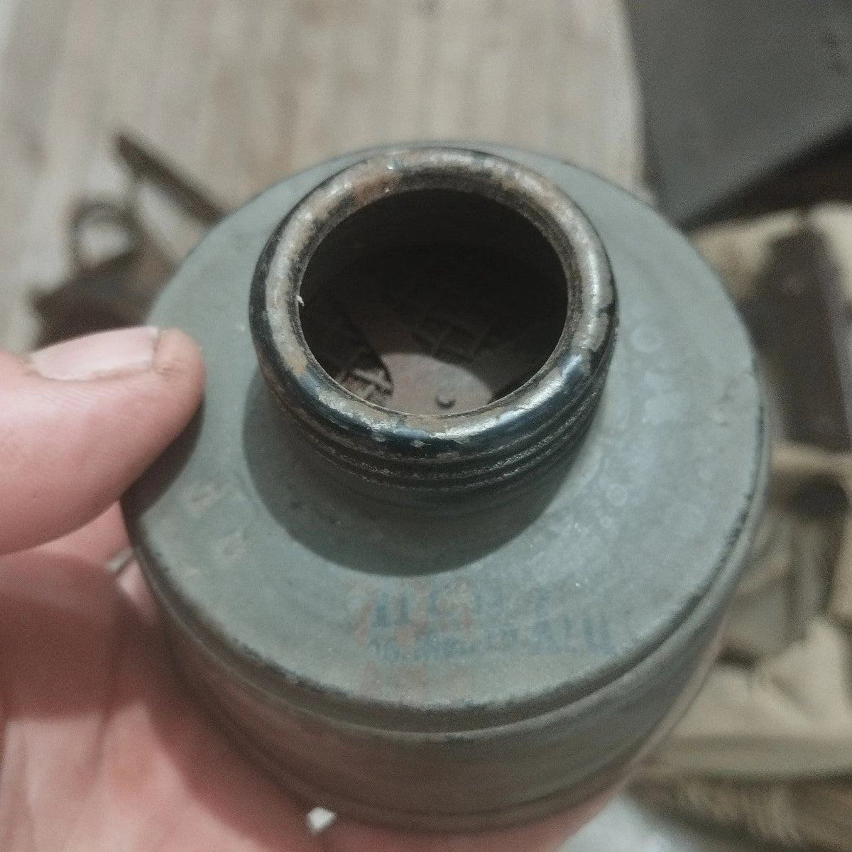 WW1 / Rarissime Ledermaske MaG Mle 17 infirmier brancardier allemand wk1