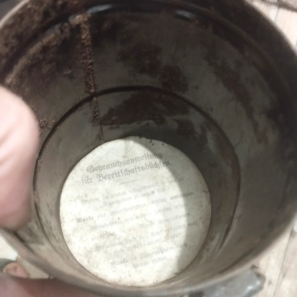 WW1 / Rarissime Ledermaske MaG Mle 17 infirmier brancardier allemand wk1
