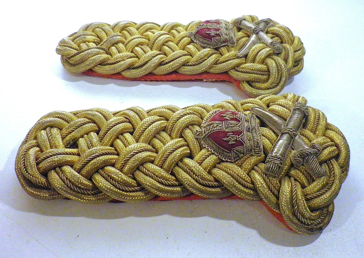 Casquette Général Anglais épaulettes MARSHALL-CORNWALL libération GB 39-45 14-18
