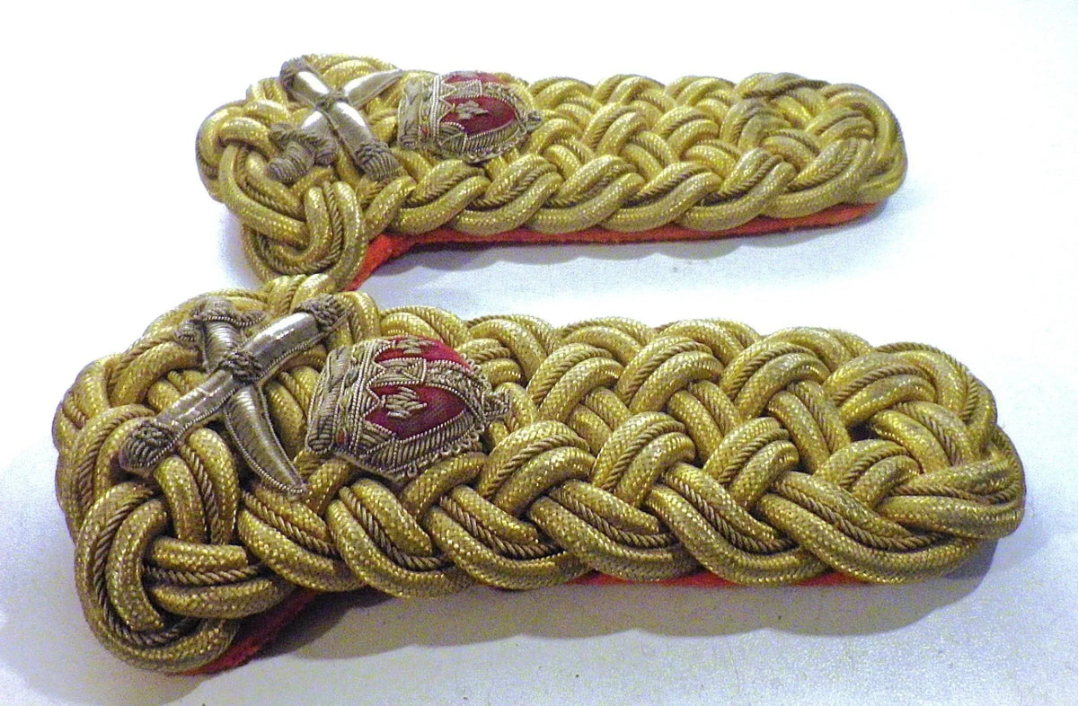 Casquette Général Anglais épaulettes MARSHALL-CORNWALL libération GB 39-45 14-18