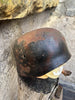 Casque Para Allemand Ww2 Militaria No Us Rare Authentique Mannequin